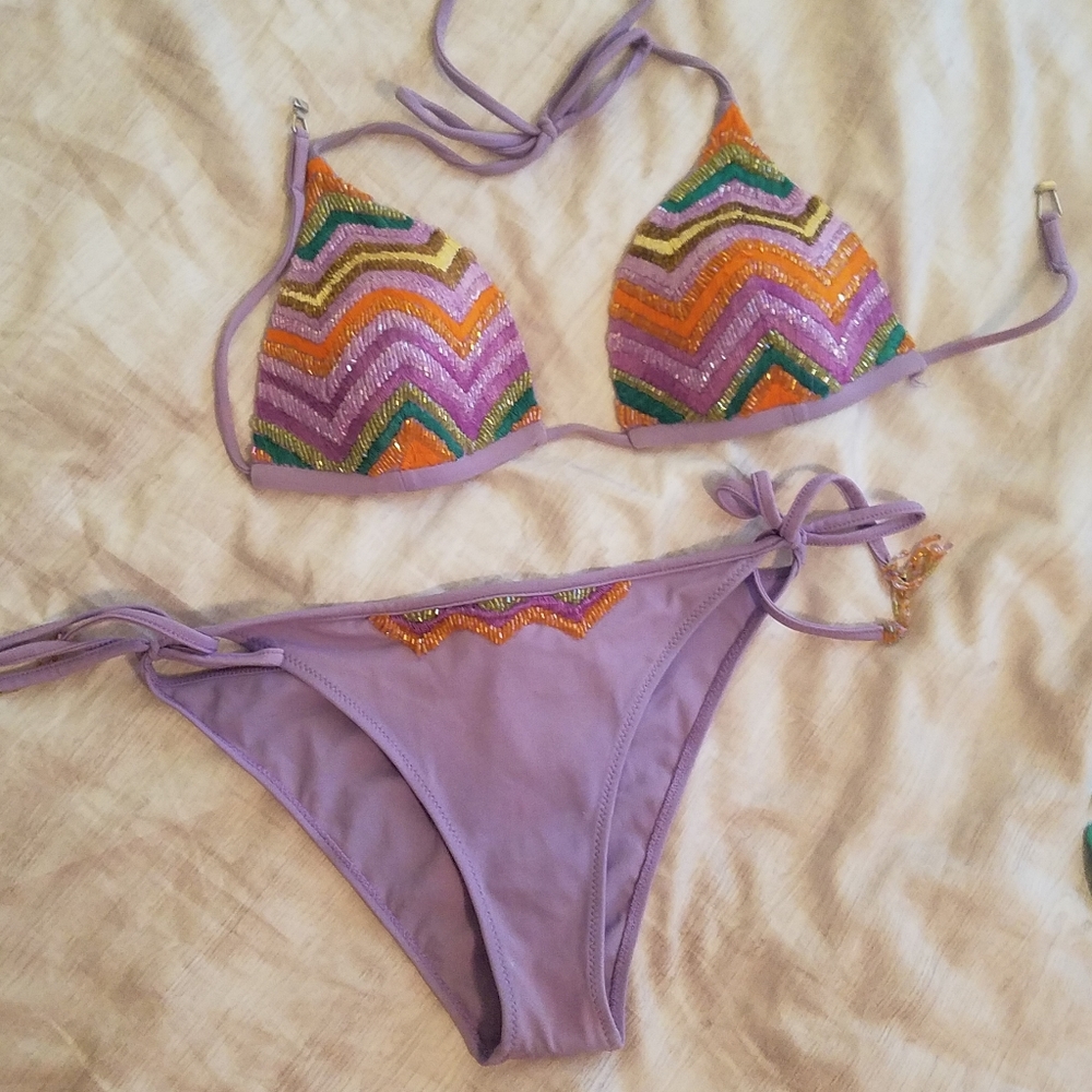 Beautiful beaded bikini